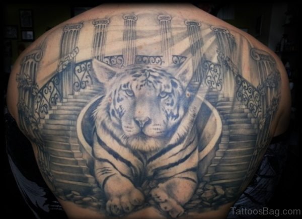 Grey Tiger Tattoo