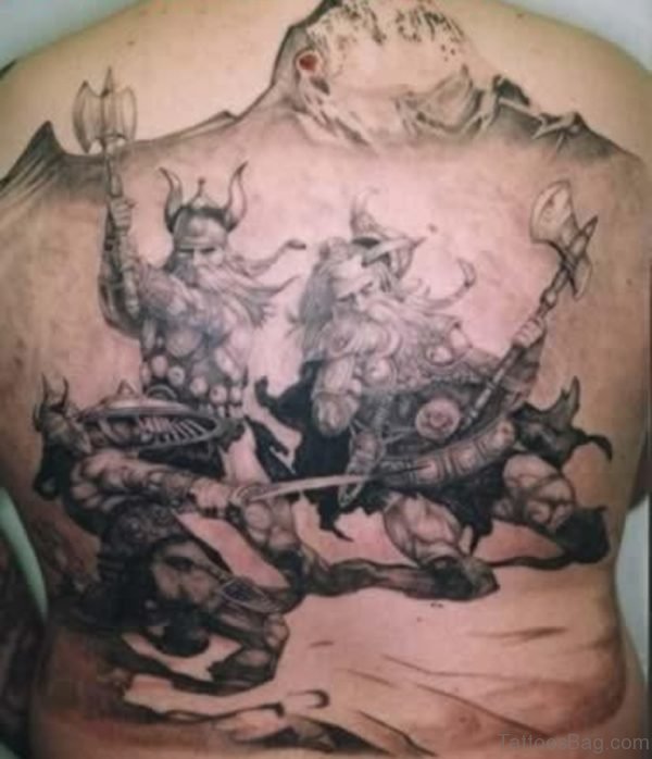 Grey Warrior Tattoo