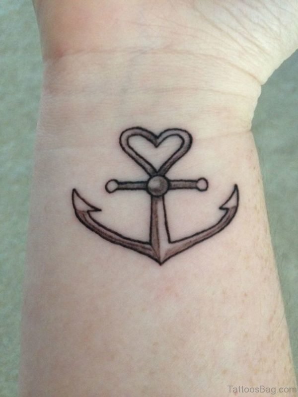 HD Wrist Anchor Tattoo