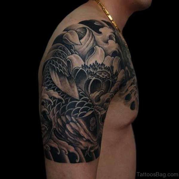Half Sleeves Shoulder Tattoo For Men