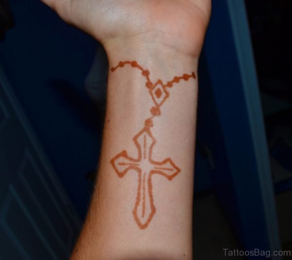Heena Rosary Tattoo