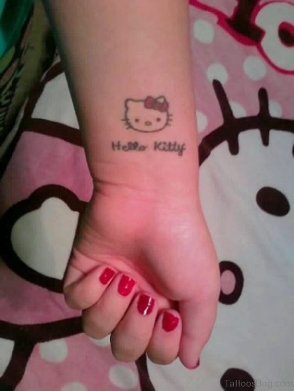 Hello kitty Wrist Tattoo