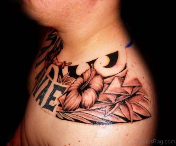 Hibiscus Flower Tattoo Design