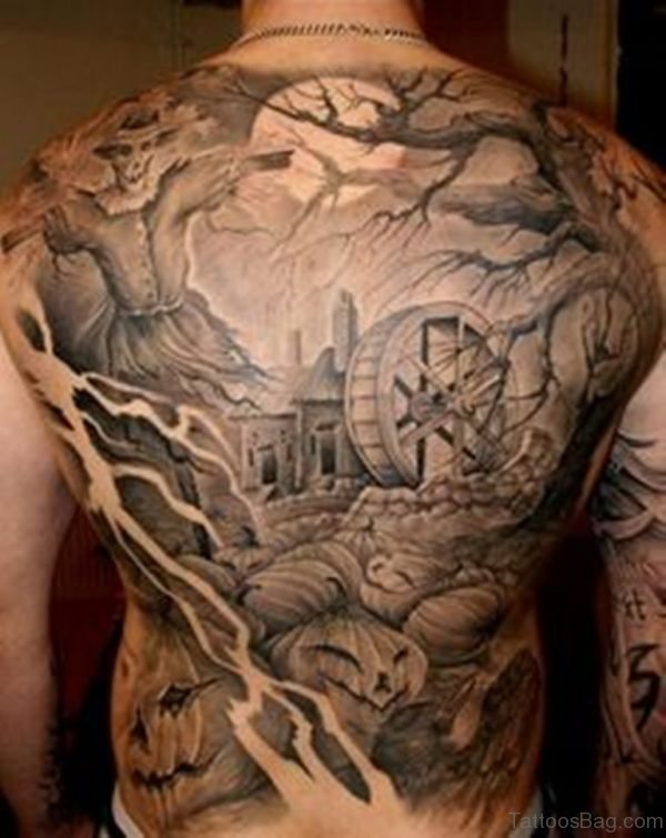 Horror Tattoo Design