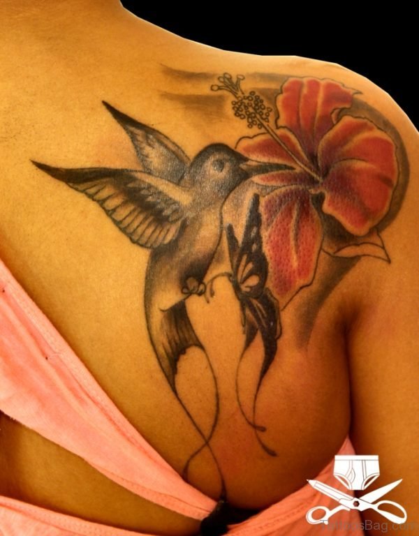 Nice Hummingbird Tattoo