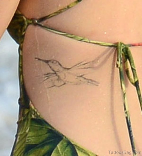 Nice Hummingbird Tattoo