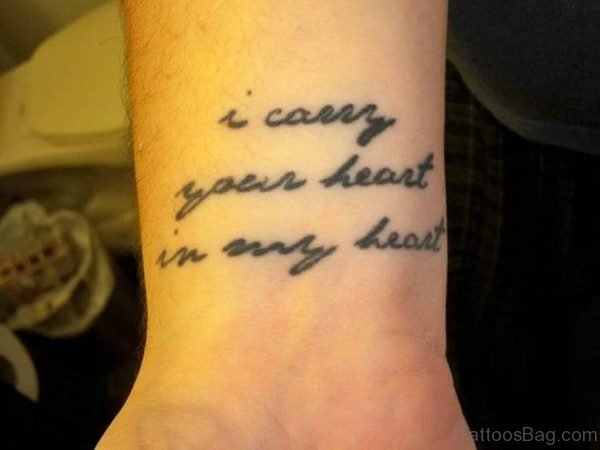 I Carry Your Heart In My Heart