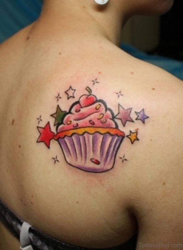Ice Cream And Stars Tattoo