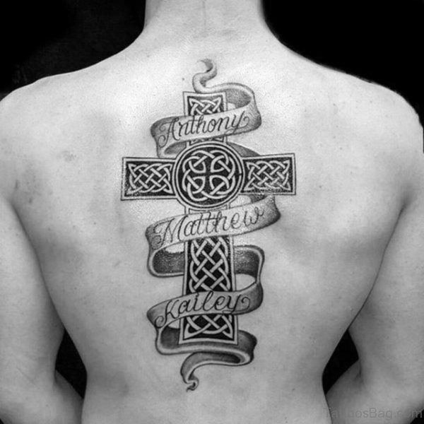 Impressive Celtic Cross Tattoo