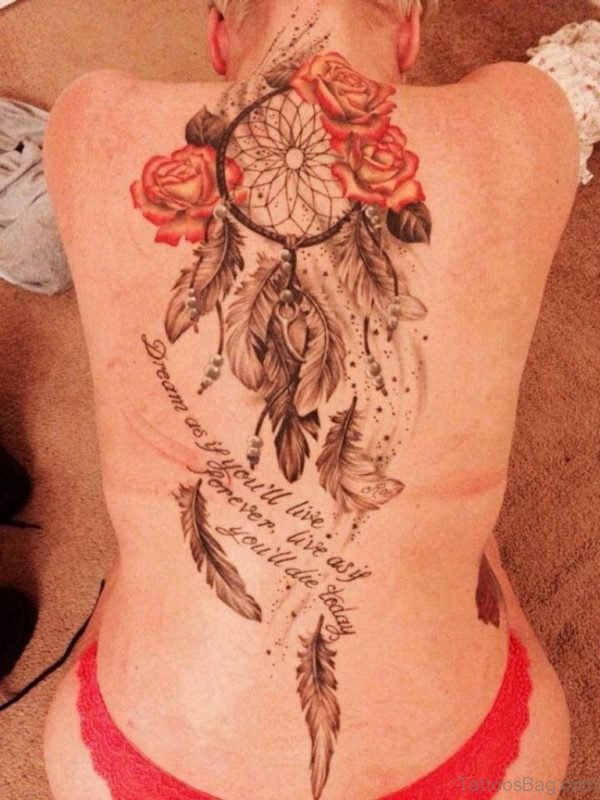 Impressive Dreamcatcher Tattoo
