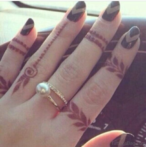 Impressive Finger Tattoo