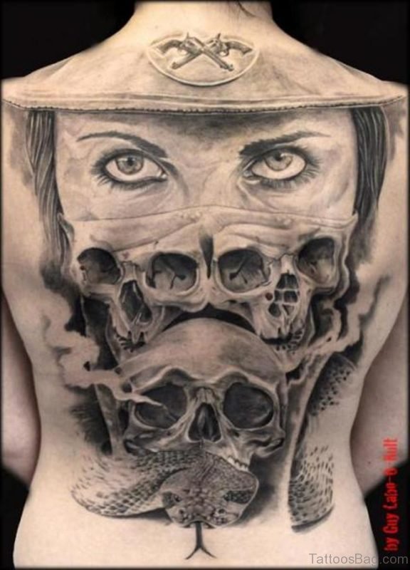 Impressive Skull Tattoo 
