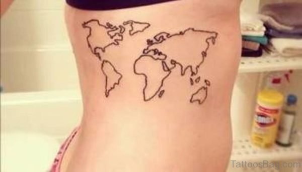 Incredible Map Tattoo