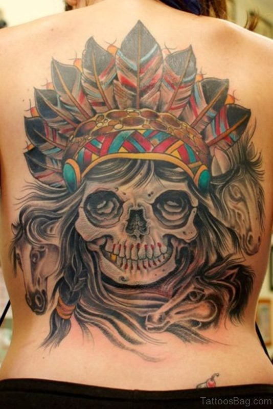 Indian Skull Tattoo