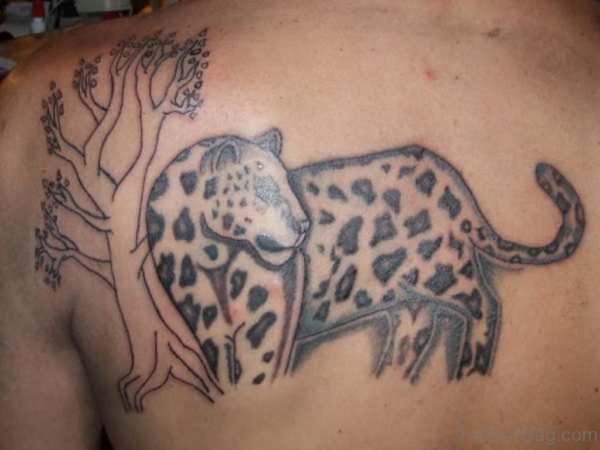 Jaguar And Tree Tattoo