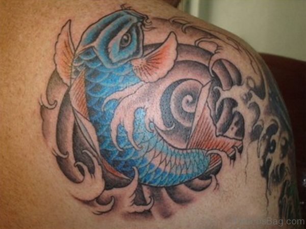 Japanese Shoulder Tattoo For Men