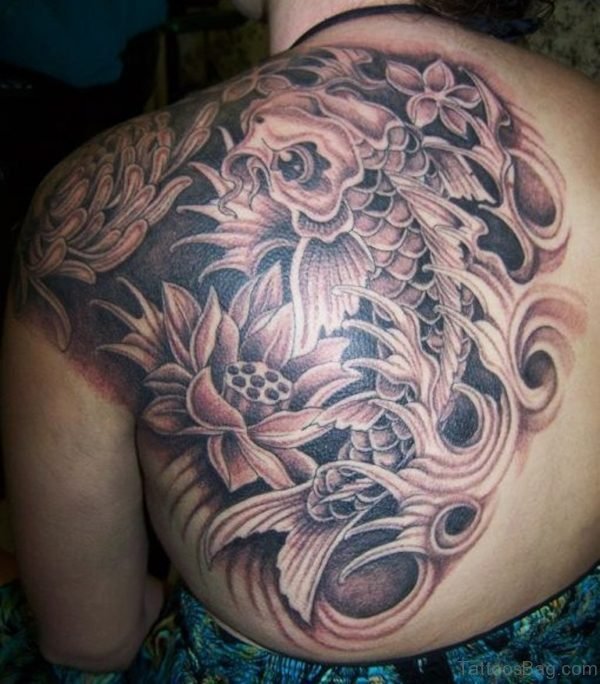 Koi Fish Tattoo Design