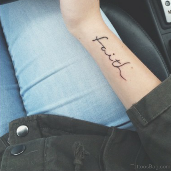 Elegant Faith Tattoo