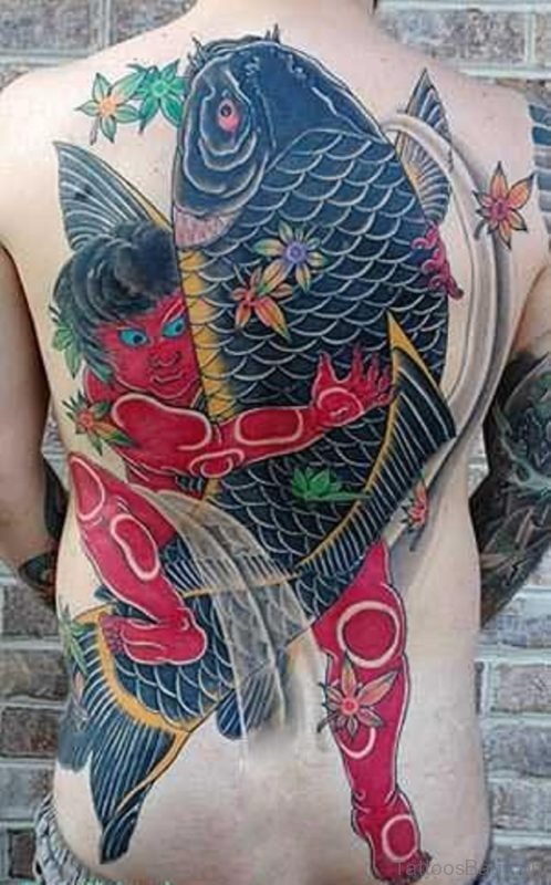 Large Fish Tattoo
