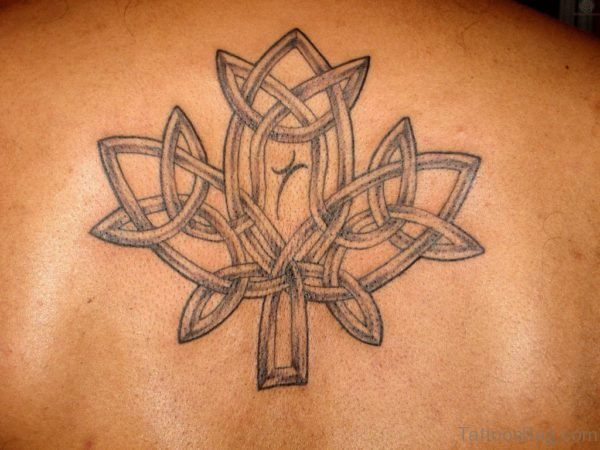 Leaf Tattoo For Back