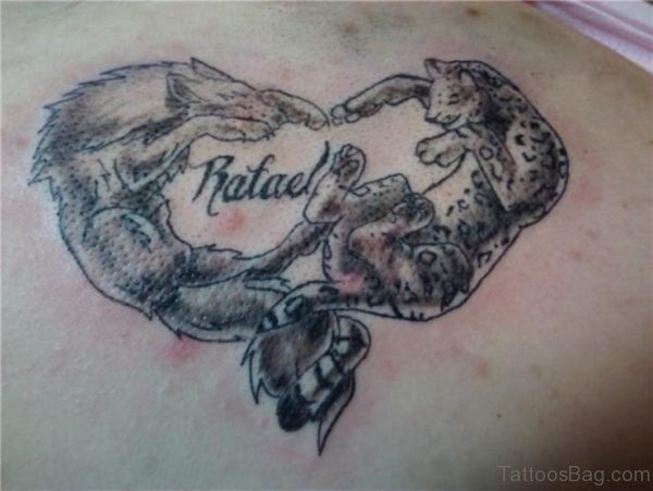 Leopard Wolf Tattoo