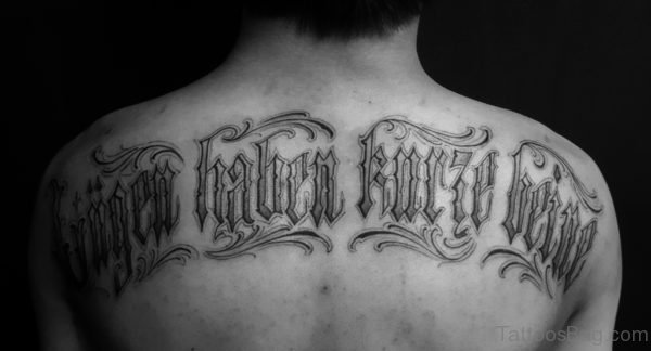 Lettering Tattoo