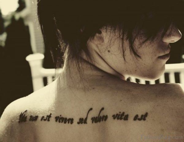 Lettering Tattoo For Girls