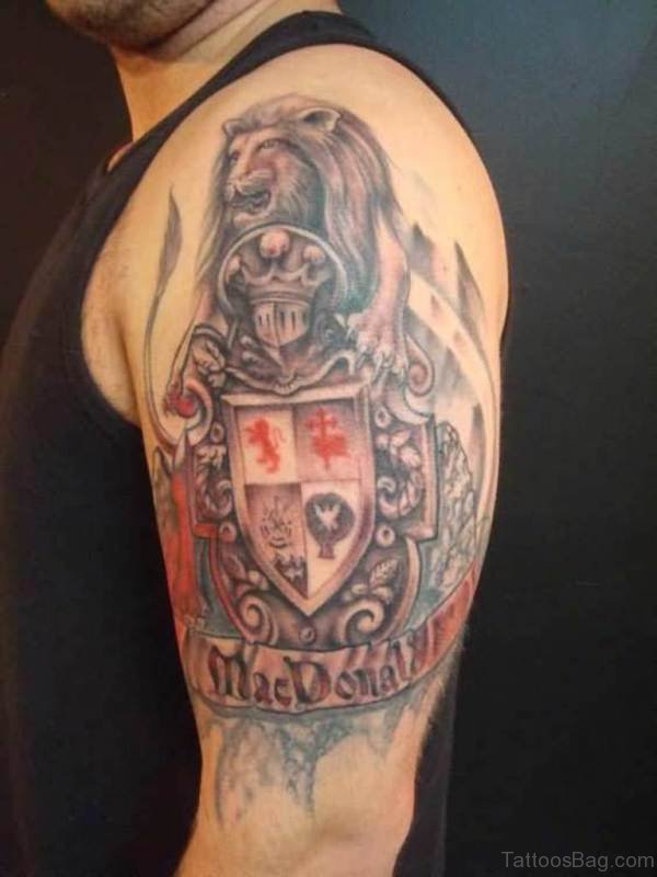 Lion Armor Tattoo