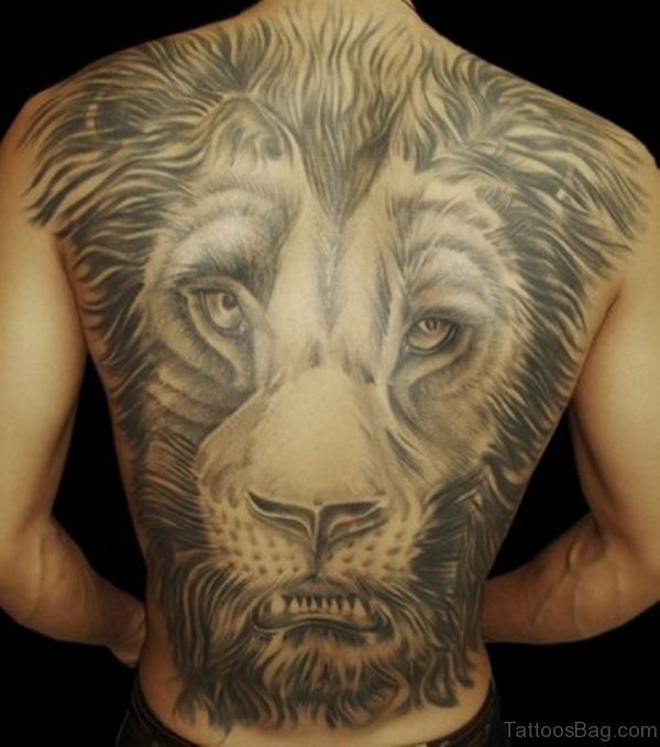 Lion Face Tattoo