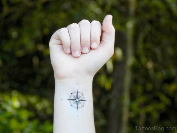 Little Compass Tattoo