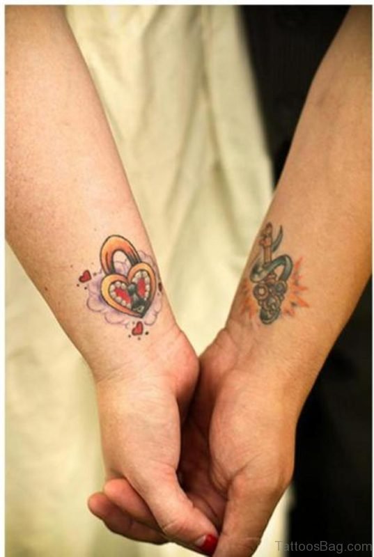 Lock And Key Tattoo