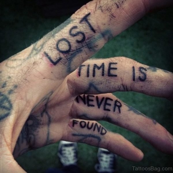 Lost Time Is Never Found