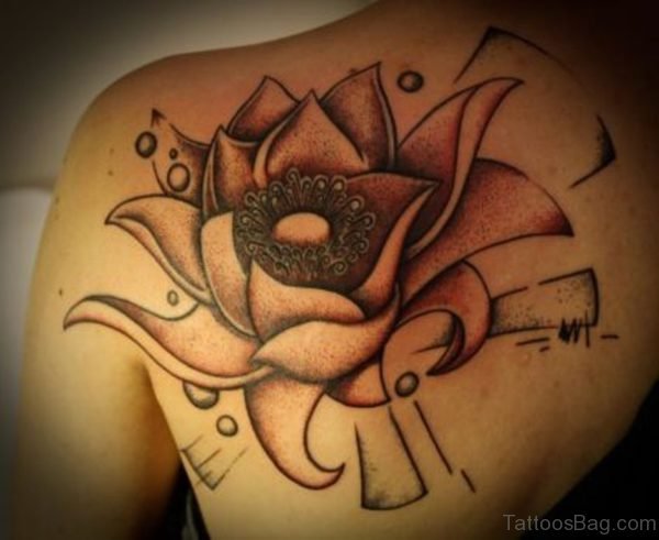 Fantastic Lotus Flower Tattoo