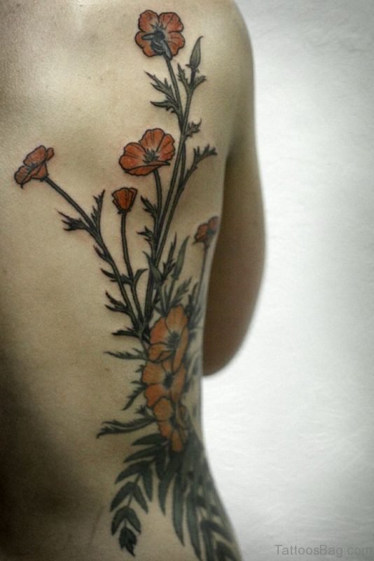 Love Poppy Tattoo