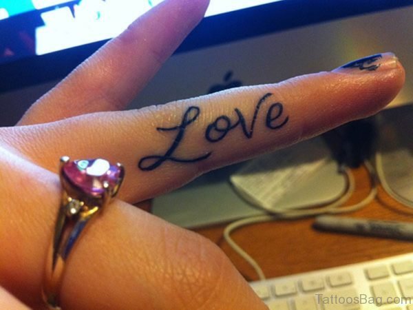 Stylish Love Tattoo