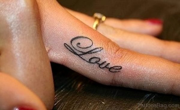 Love Word Tattoo