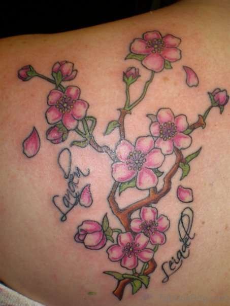 Lovely Cherry Blossom Tattoo