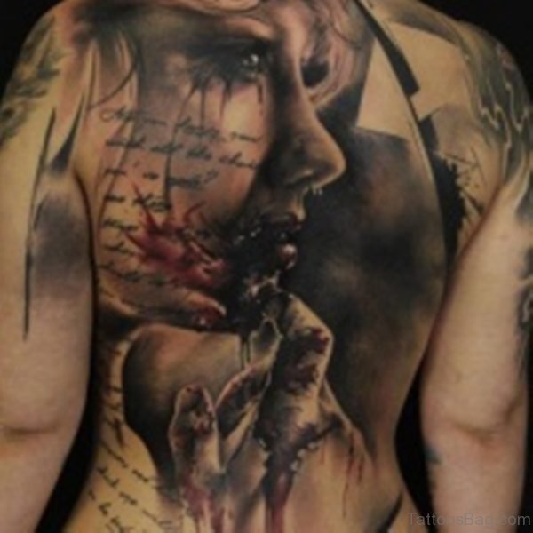 Horror Tattoo Design