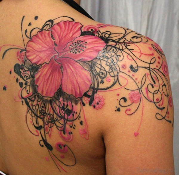 Lovely Lily Flower Tattoo
