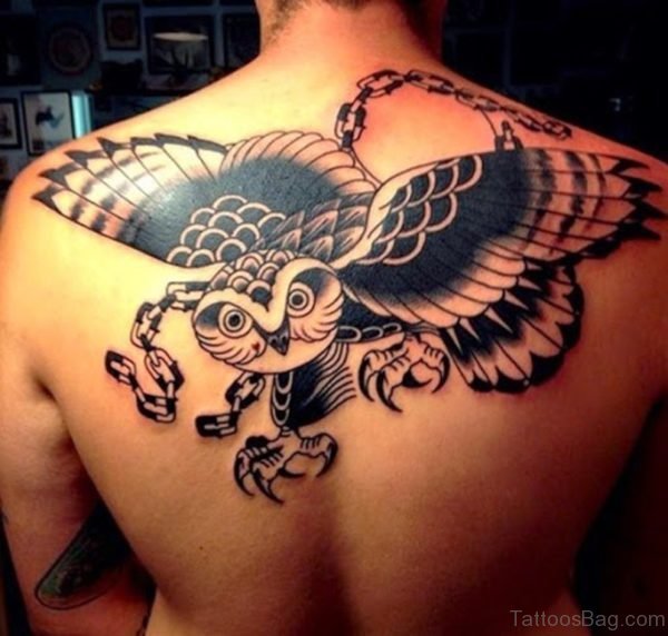 Lovely Owl Tattoo