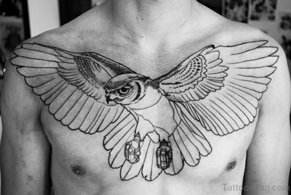 Lovely Owl Tattoo