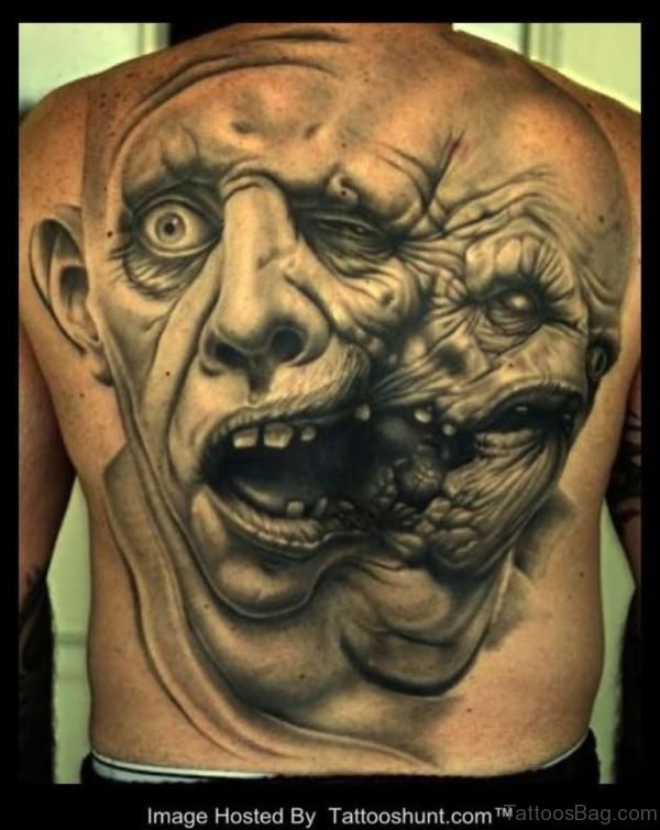 Magnificent Horror Tattoo Design