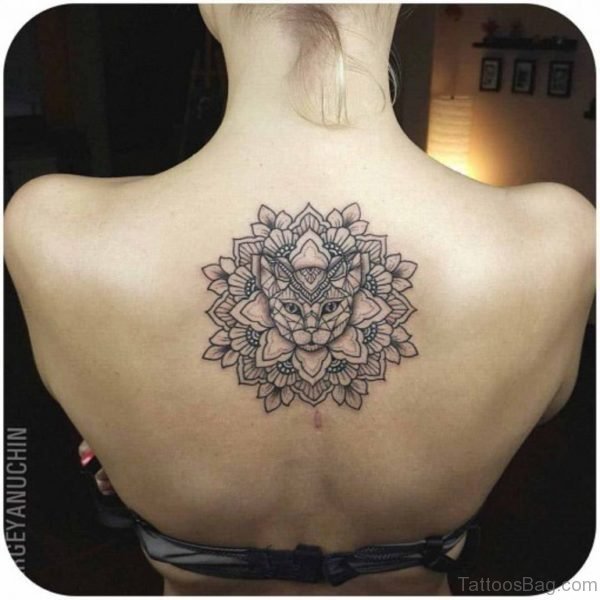 Mandala Cat Tattoo