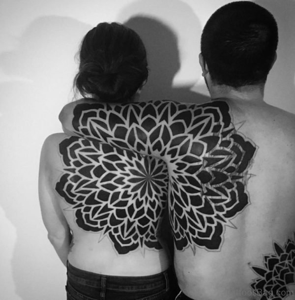 Mandala Couples Tattoo