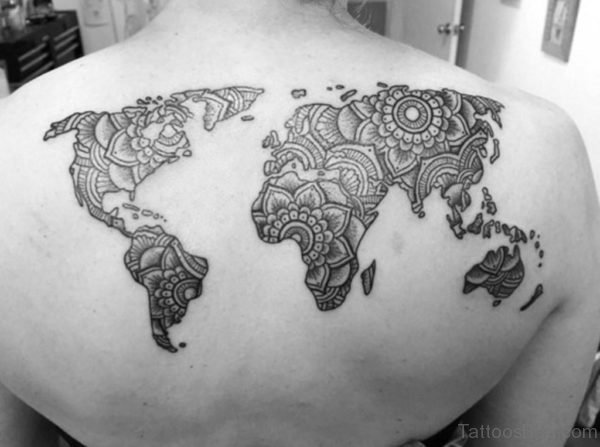 Mandala Map Tattoo