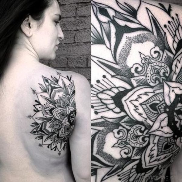 Mandala Tattoo On Side Rib