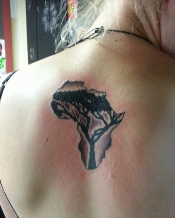 Map Tattoo Design