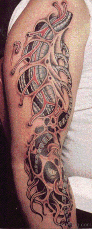 Mechanical Tattoo Design
