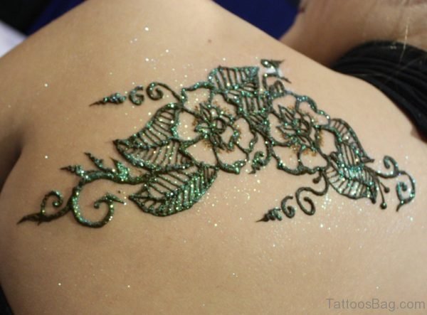 Mehandi Shoulder Tattoo