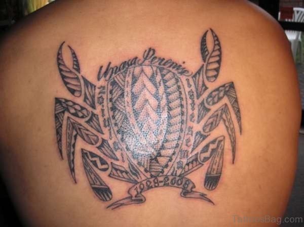 Memorial Crab Tattoo